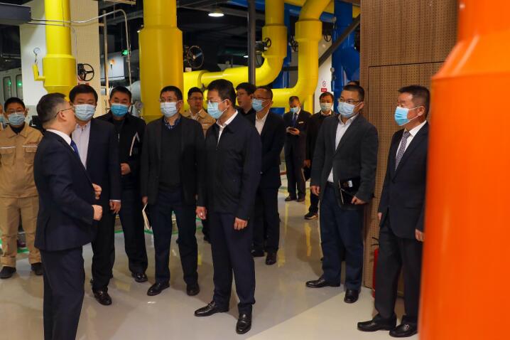 旅投集團(tuán)領(lǐng)導(dǎo)到錦江賓館智慧高效能源中心視察指導(dǎo)工作